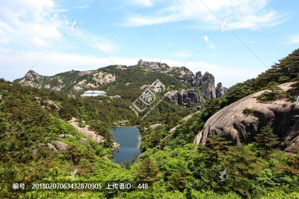 安徽黃山,黃山,山峰,山岳