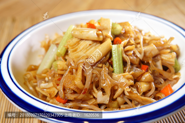 野菌炒鵝腸