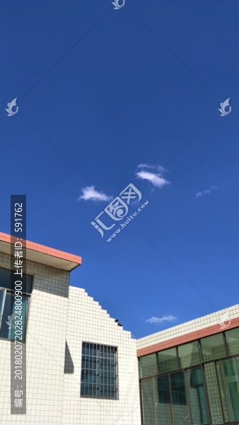 藍天白云