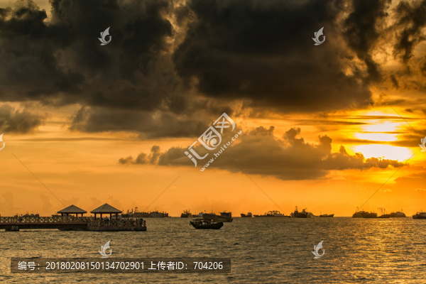 北海海景廣場風光