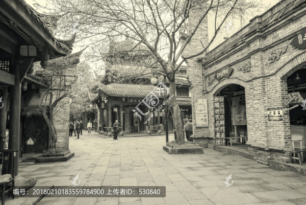 成都古鎮(zhèn)黃龍溪懷舊照片