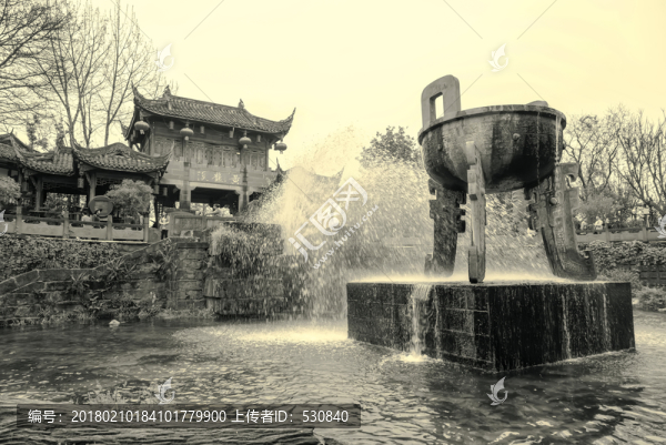 四川古鎮(zhèn)黃龍溪懷舊照片
