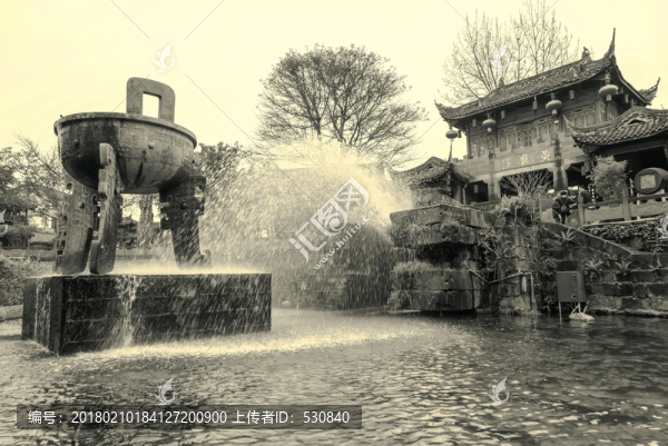 四川古鎮(zhèn)黃龍溪懷舊照片
