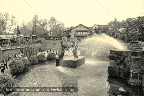四川古鎮(zhèn)黃龍溪懷舊照片