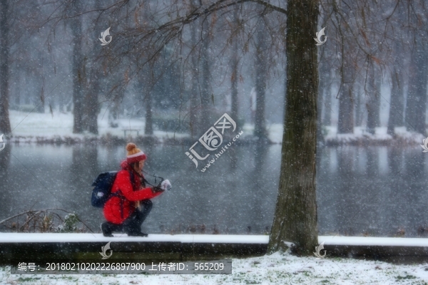 梅園雪景