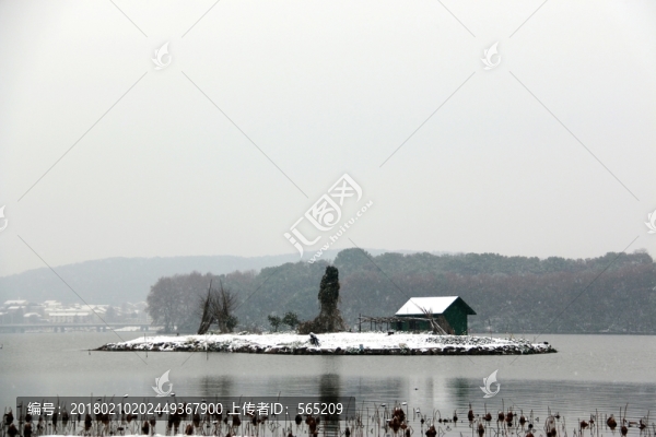 梅園雪景