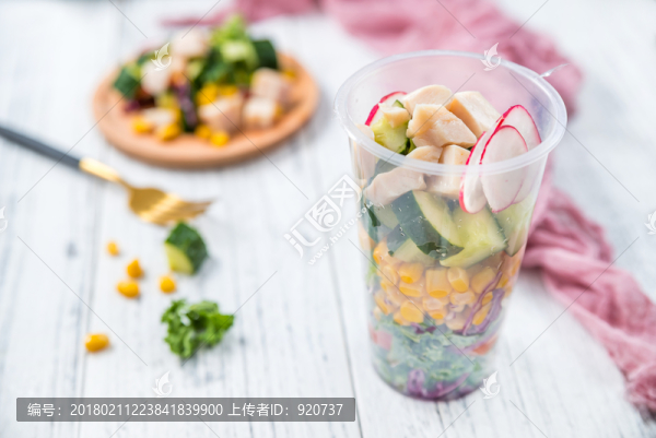 蔬菜沙拉杯