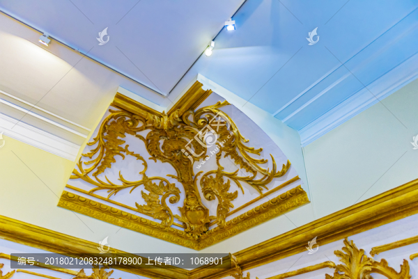 金色浮雕墻面裝飾