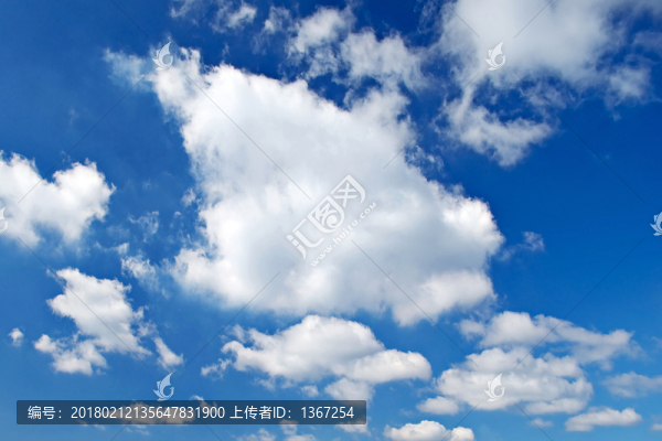 藍天白云