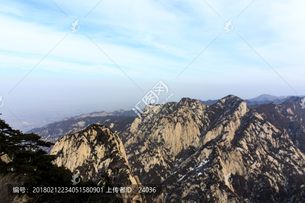 西岳華山,群山風(fēng)光