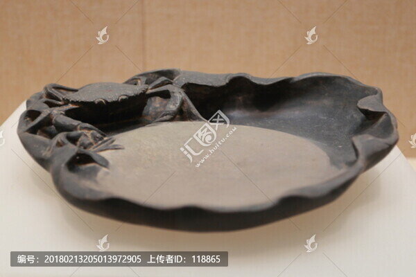 端石荷葉硯,端硯,廣州