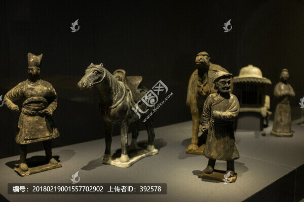 急遞驛陶俑,元代