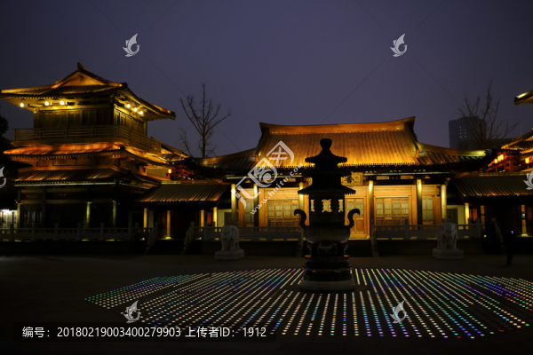 香積寺夜景