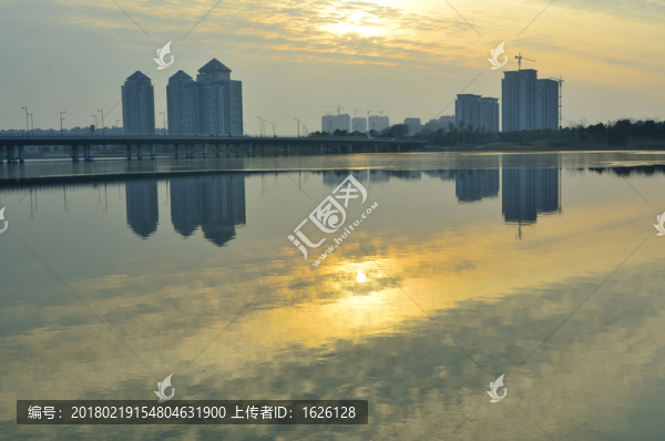 揚州明月湖日落