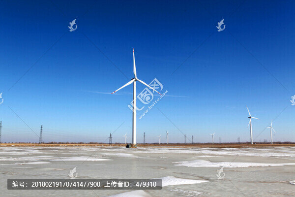 草原,風(fēng)車,風(fēng)力發(fā)電,電能