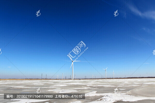 草原,風車,風力發(fā)電,電能