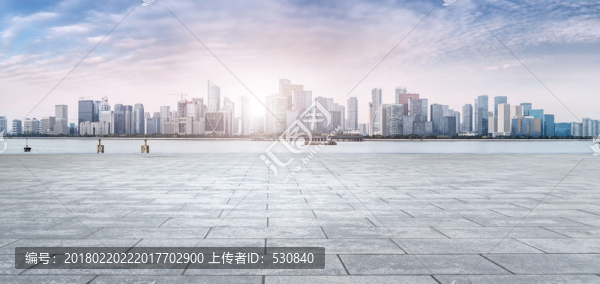 杭州城市廣場和建筑景觀天際