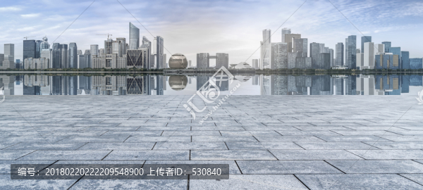 杭州城市廣場(chǎng)摩天大樓天際線