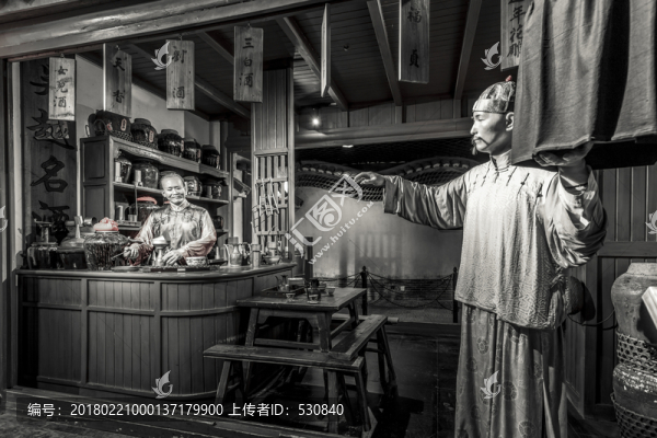 老上海生活場景店鋪