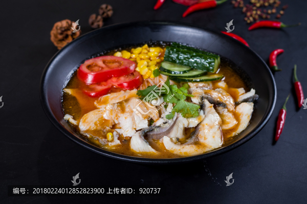 酸湯烏魚面
