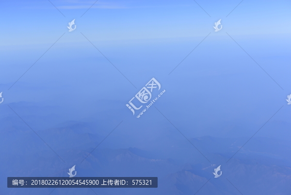 俯視山川河流