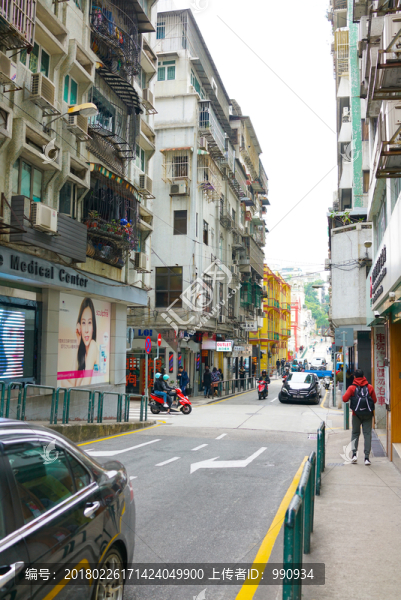 澳門街景,街頭,高清
