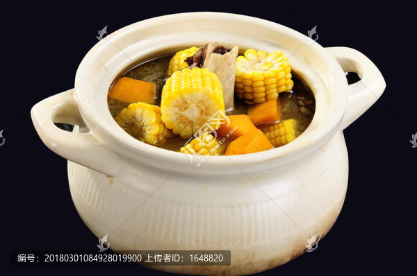 玉米筒骨煲