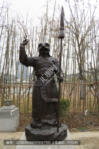 十二生肖蛇雕塑