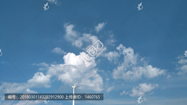 藍天,白云