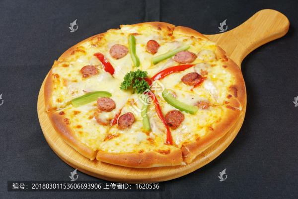 火腿榴蓮披薩