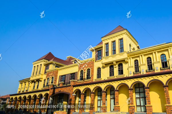 歐式建筑,唐山世園會國際園場館