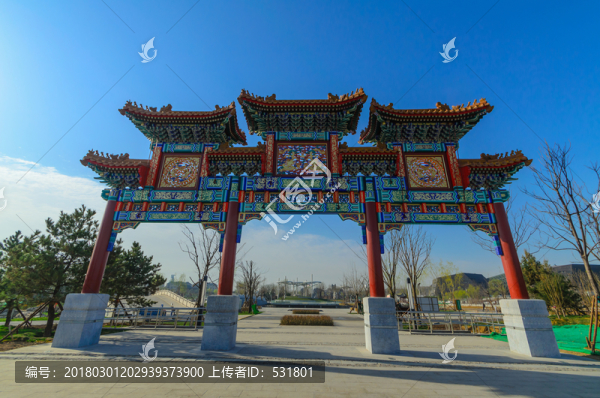 彩繪牌坊,唐山世園會(huì)景點(diǎn)
