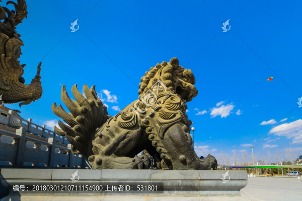 獅子雕像,丹鳳朝陽廣場