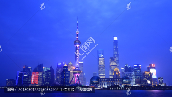陸家嘴夜景,高清大圖