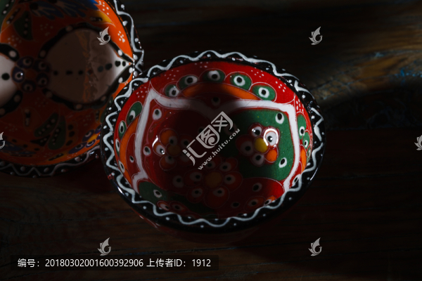 土耳其手工花碗
