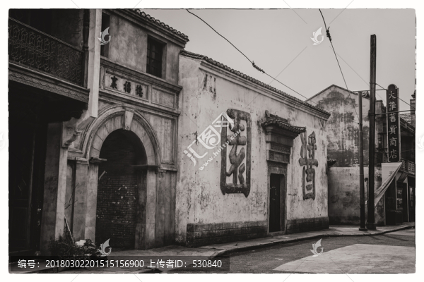 民國建筑老上海街景