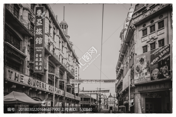 民國建筑老上海街景