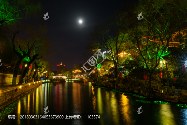 濟南護城河月亮,（2）