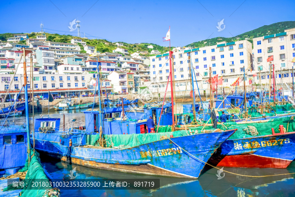 海邊,漁村,漁船,碼頭