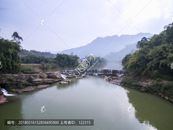 龍沱,河堤航拍