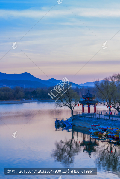 唯美湖景