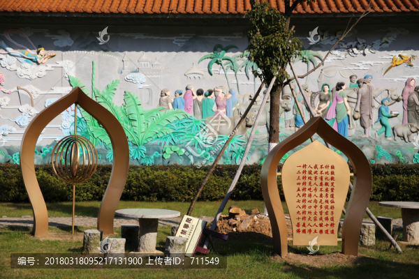 大覺寺佛教景觀造型