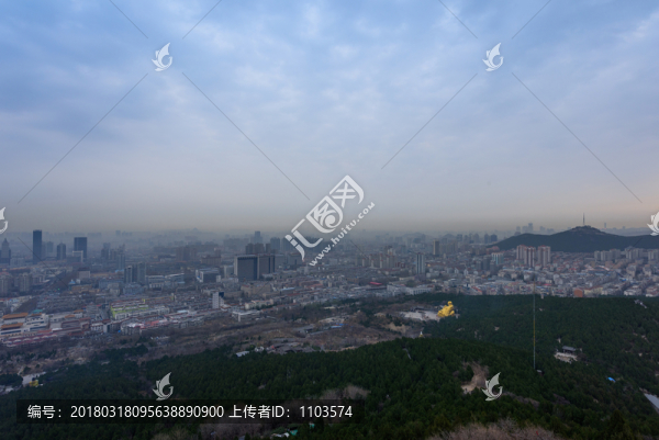 千佛山頂俯瞰濟南,（7）