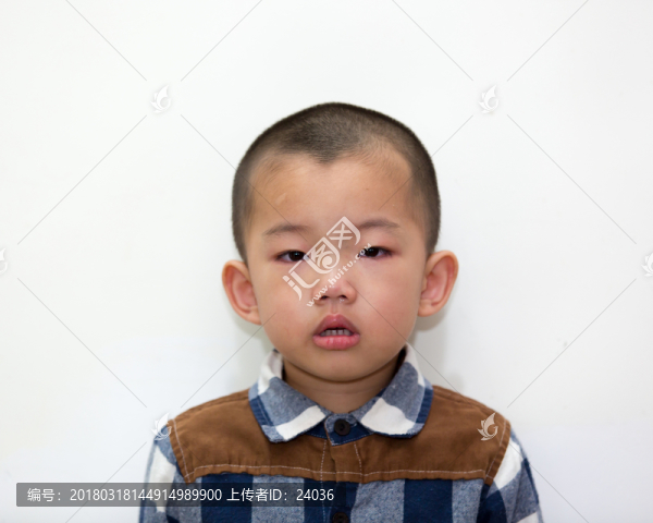 兒童正面肖像
