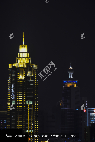 深圳羅湖區(qū)建筑夜景
