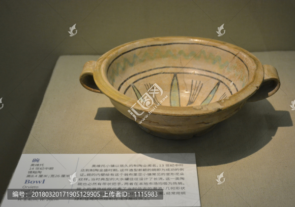 意大利奧維托碗,歐洲古董