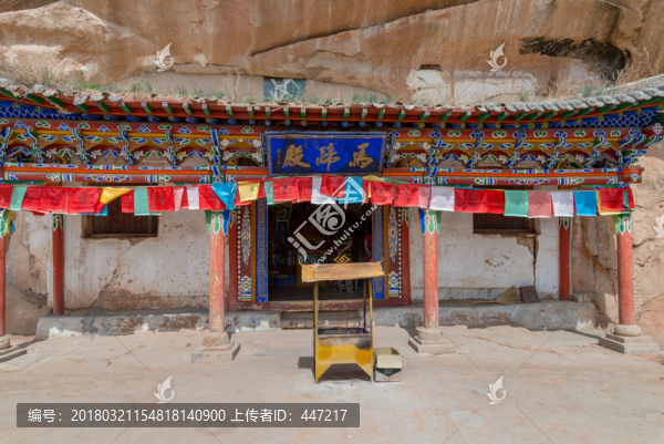 甘肅張掖馬蹄寺馬蹄殿