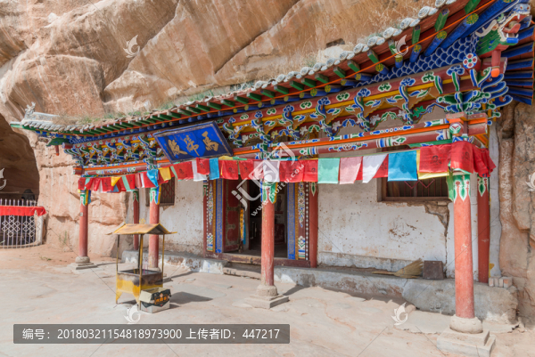 甘肅張掖馬蹄寺馬蹄殿