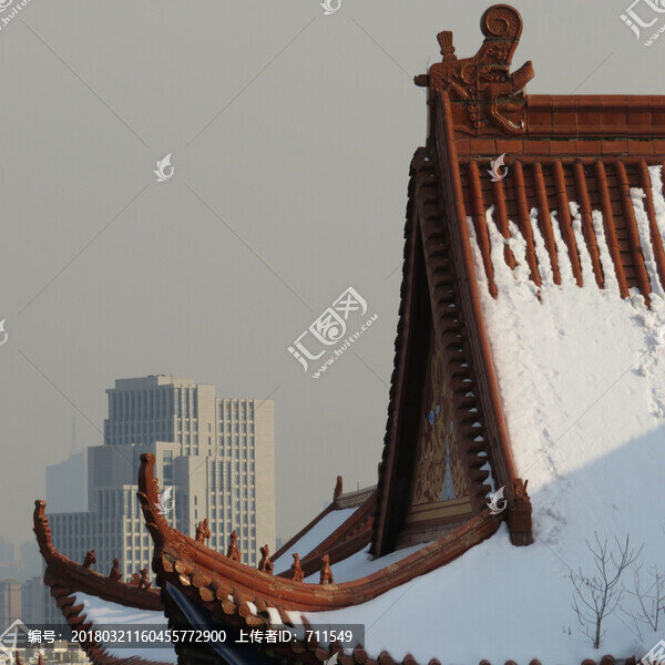 寺廟建筑一角