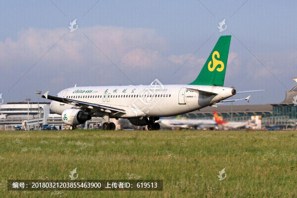 飛機,準(zhǔn)備起飛,春秋航空
